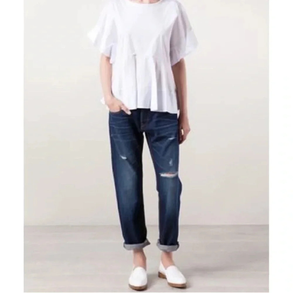 Calvin Rucker Love Me Boyfriend Distressed Jeans